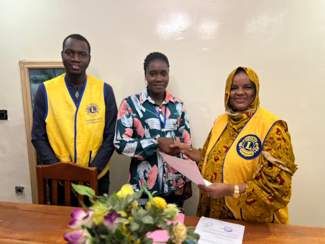 Signature d&rsquo;un protocole de partenariat entre le Lions Club International de Nouadhibou Les Dauphins et la cellule Nouadhibou de l&rsquo;AMPME